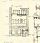 Avenue de l'Émeraude 2A, Schaerbeek, élévation, ACS/Urb. 75-2a, 1933