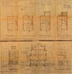 Avenue Coghen 59, Uccle, élévations, coupe, plans, ACU/Urb. 9530, 1936