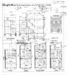 Rue Théodore Baron 24, Auderghem, élévations, coupe, plans, ACAud./Urb. 3443, 1932