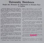 'University Residence. Angle des Avenues de l'Université et Adolphe Buyl à Elsene', in L'activité architecturale en Belgique. Journal du bâtiment et des Travaux publics, 16 oktober 1938 (© CIVA)