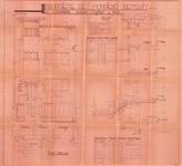 Avenue Coghen 28, Uccle, élévation, coupe, plans (Collection privée)