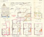 Avenue Milcamps 144, Schaerbeek, élévations, coupe, plans, ACS/Urb. 194/144, 1931