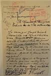 Rue Léopold Ier 246, Bruxelles Laeken, lettre de demande du commanditaire (Joseph Tenaerts) à la Ville de Bruxelles pour la construction d'une maison à deux étages, AVB/TP 52133, 1926