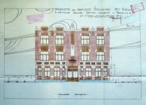 Prins Leopoldsquare 47, Brussel Laken, opstand voorgevel, SAB/OW 38790, 1928