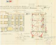 Avenue de l'Émeraude 2 | Avenue Milcamps 195, Schaerbeek, élévation, coupe, ACS/Urb. 75-2, 1933