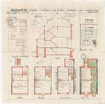 Avenue Jean Vanhaelen 40, Auderghem, élévations, coupe, plans, ACAud./Urb. 3399, 1931