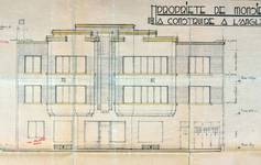 Avenue Prudent Bols 68 | Rue Léopold Ier 218, Bruxelles Laeken, élévation, AVB/TP 43062, 1934