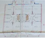 Prins Leopoldsquare 47, Brussel Laken, plan van de verdiepingen, SAB/OW 38790, 1928