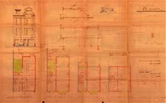 Avenue Coghen 30, Uccle, élévations, coupe, plans, ACU/Urb. 8830, 1935