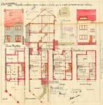 Coghensquare 17A, Ukkel, opstanden, doorsnede, grondplannen, GAU/DS 6355, 1931