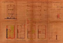 Rue Lincoln 1, Uccle, élévations, coupe, plans, ACU/Urb. 8911, 1935